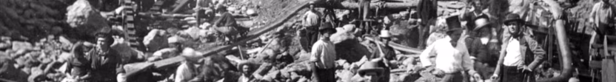 L’histoire de la ruée vers l’or aux États-Unis Mining on the American River near Sacramento circa 1852
