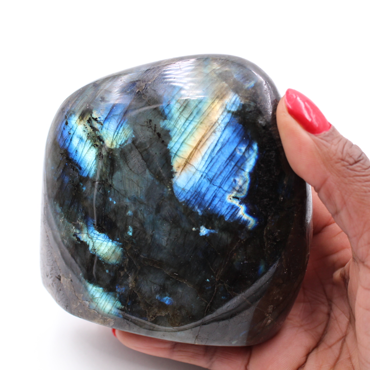 Pierre polie de labradorite