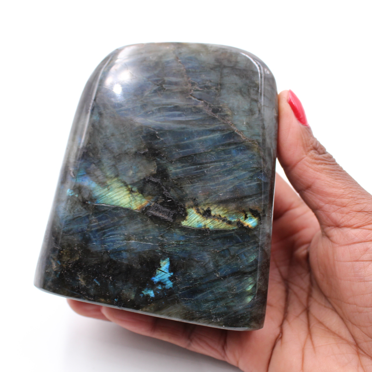 Labradorite polie pour décoration