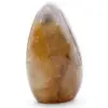 Forme libre en pierre de quartz jaune - 2