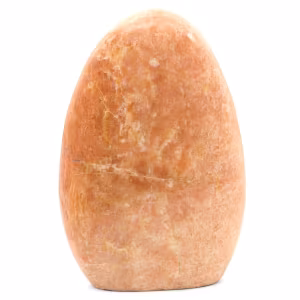 Bloc de pierre de lune rose microcline naturelle polie