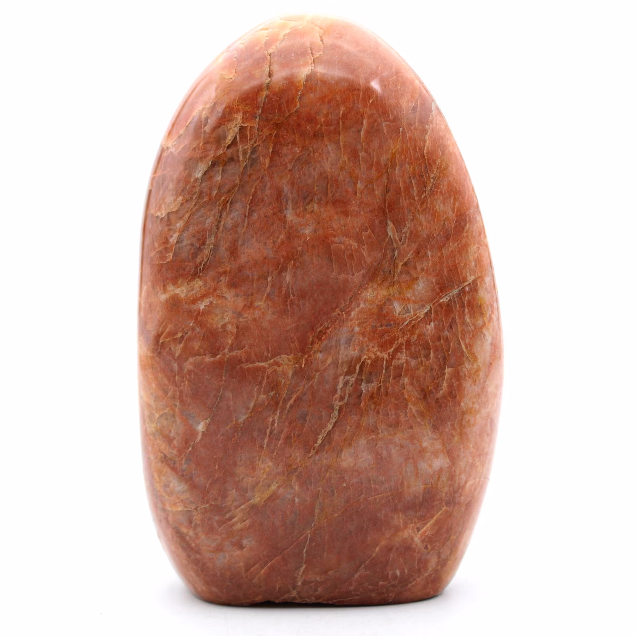 Forme libre en pierre de pierre de lune rose microcline