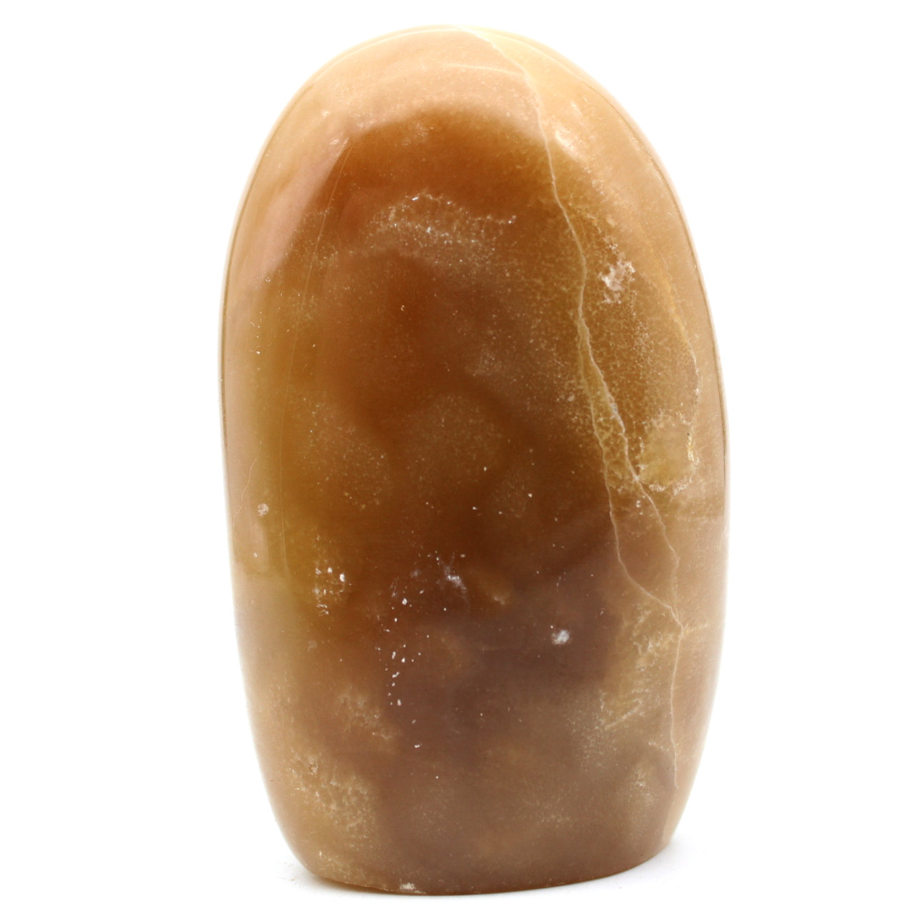 Calcite miel naturelle polie