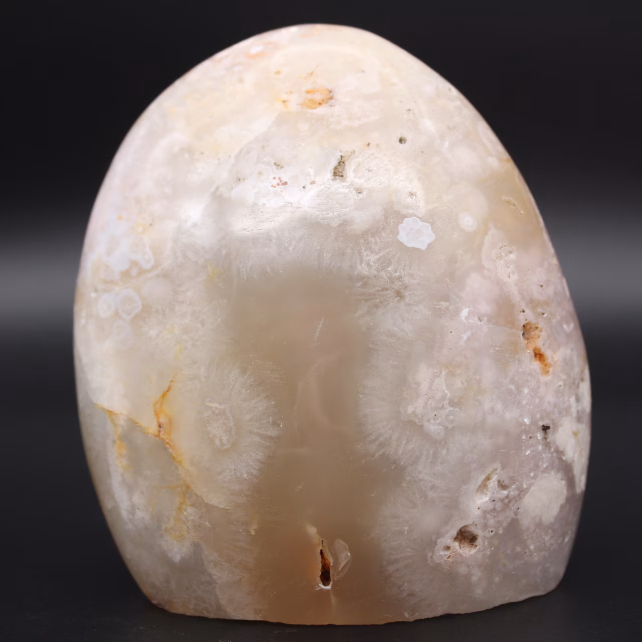 Agate fleur forme libre