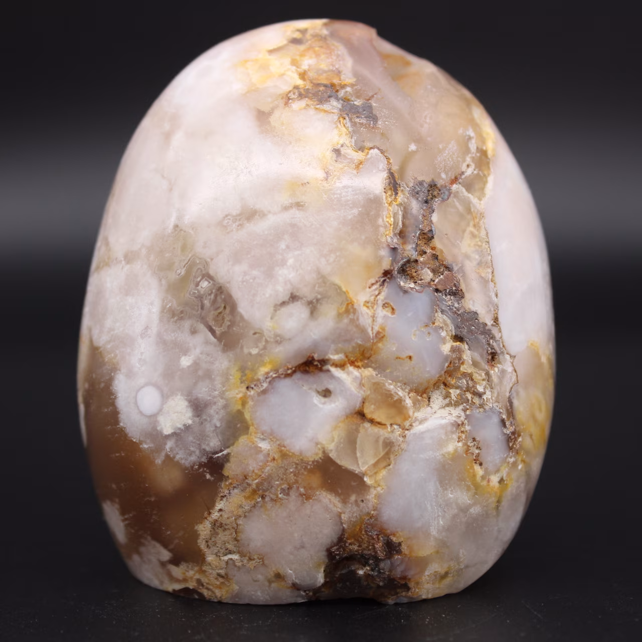 Pierre d'agate fleur naturelle