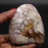 Agate fleur de décoration - 1