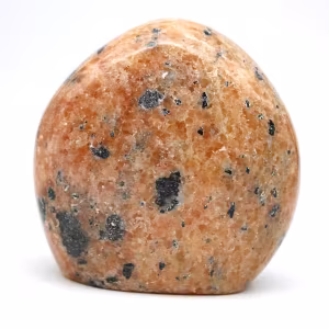Forme libre de calcite orange