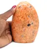 Presse papier en calcite orange - 4