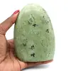 Forme libre polie en feldspath vert - 0