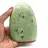 Forme libre polie en feldspath vert