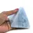 Pyramide en calcite bleue