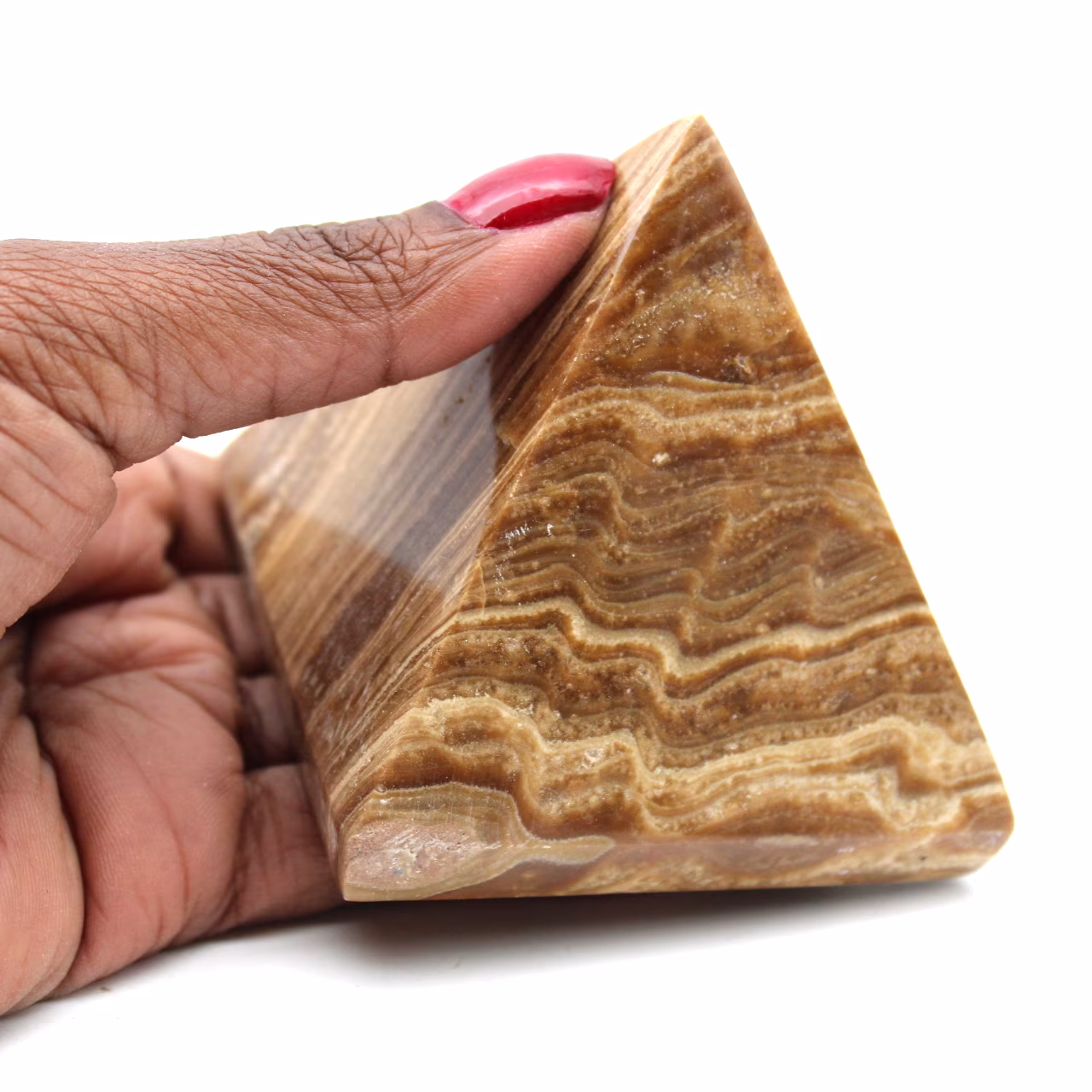 Pyramide en aragonite