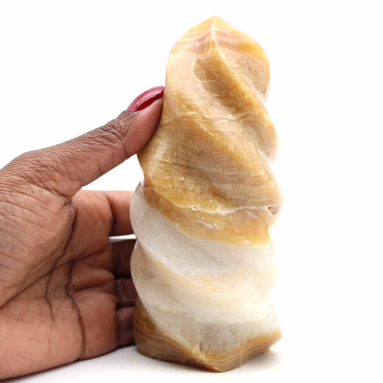 Flamme en agate