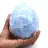 Oeuf minéral en calcite bleue