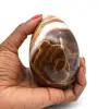 Oeuf minéral en agate - 0