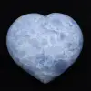 Coeur en calcite bleue - 1