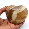 Coeur en calcite bleue - 7