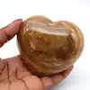 Coeur en calcite bleue - 10