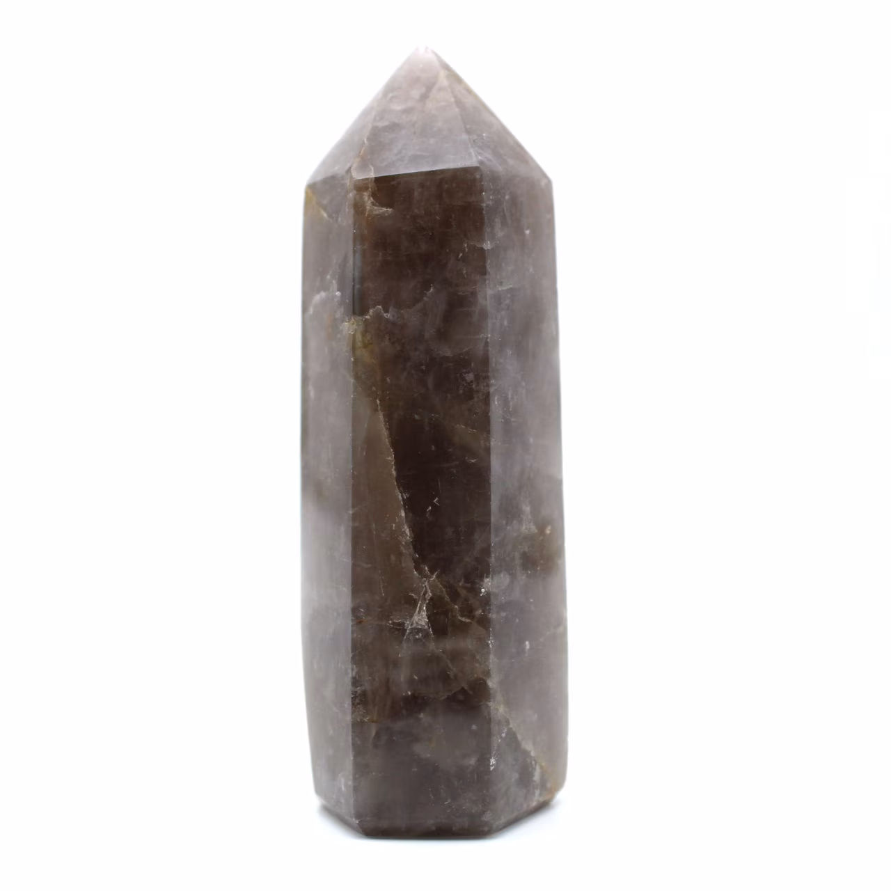 Prisme poli en Quartz fumé