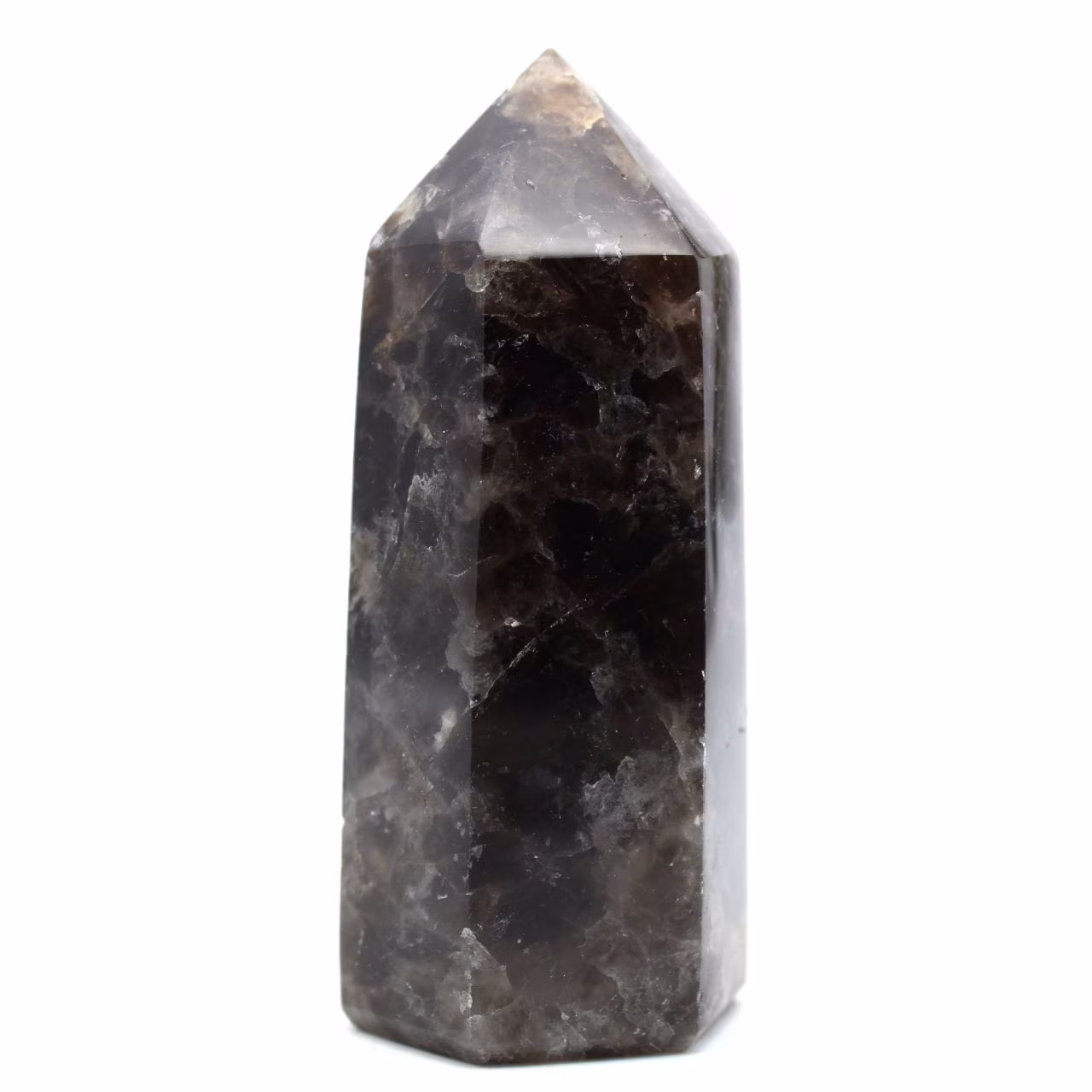 Prisme poli en Quartz fumé