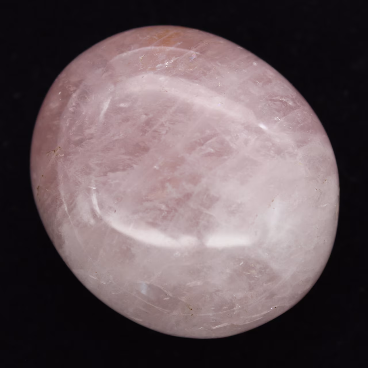Galet en quartz rose