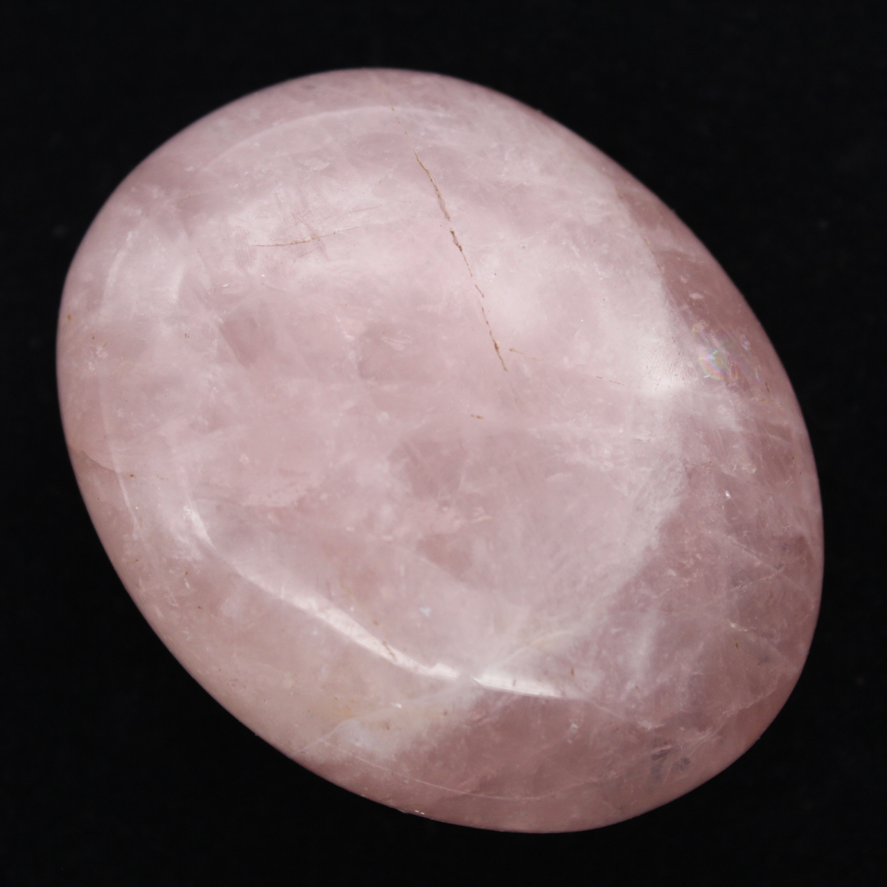 Galet en quartz rose