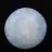 Galet en calcite bleue