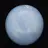 Galet en calcite bleue