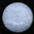 Galet en calcite bleue