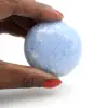 Galet en calcite bleue - 1