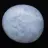 Galet en calcite bleue
