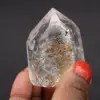 Prisme de cristal de roche à inclusion - 0