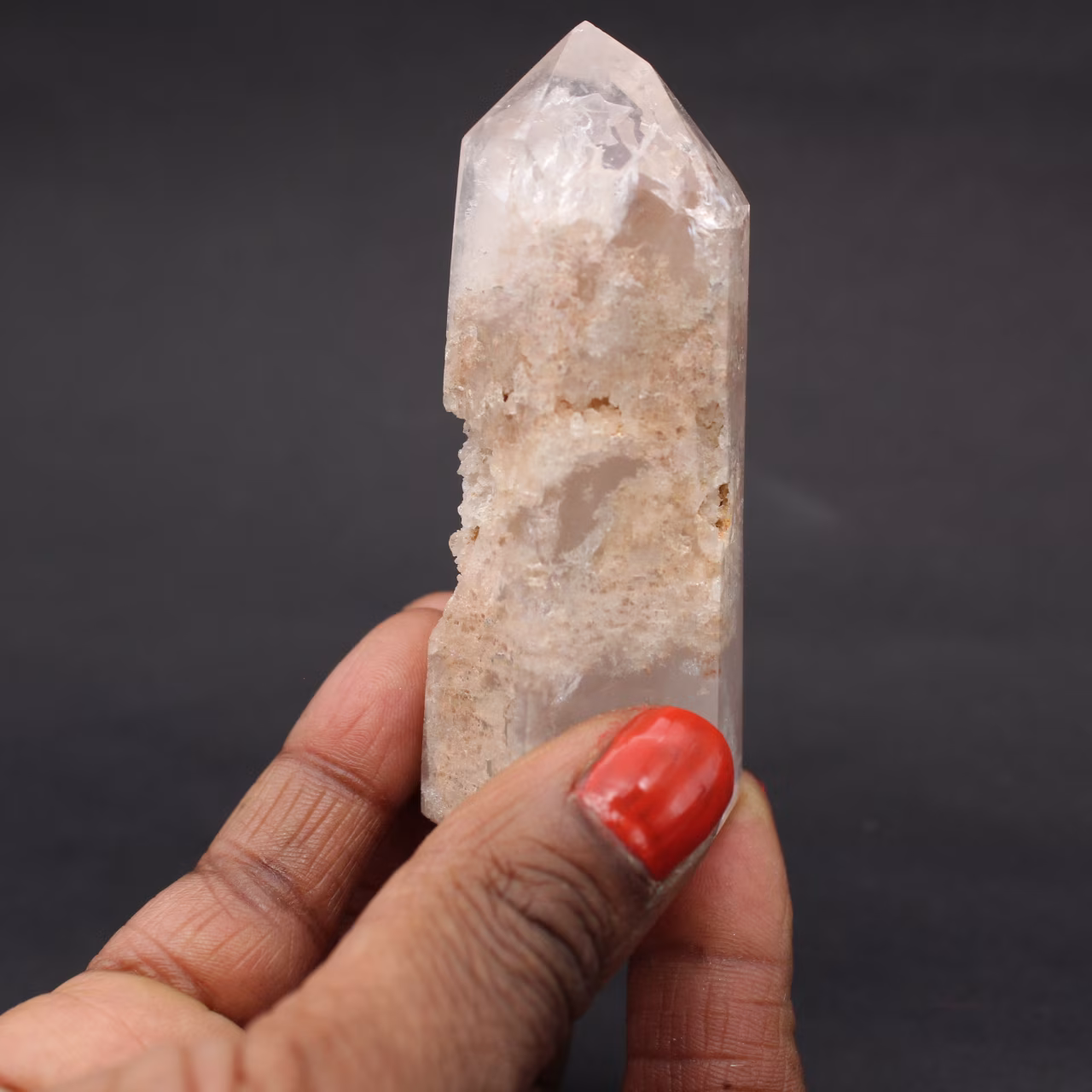 Quartz prisme à inclusion