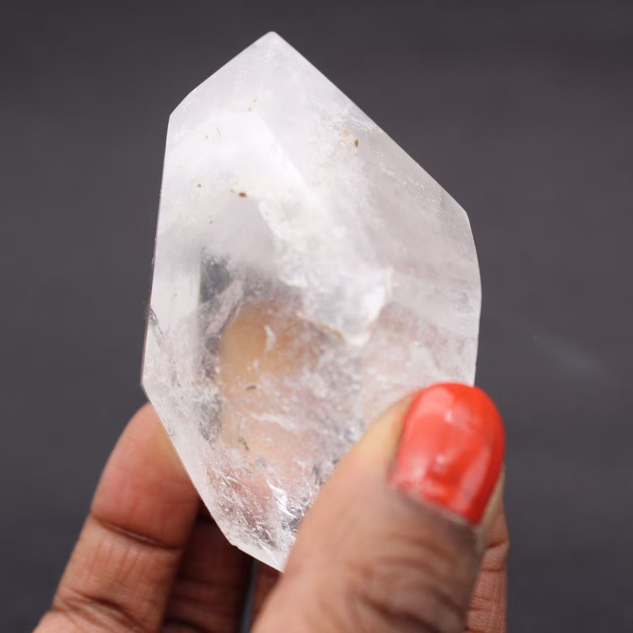Prisme de quartz biterminé