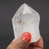 Prisme de cristal quartz avec inclusion chlorite - 0