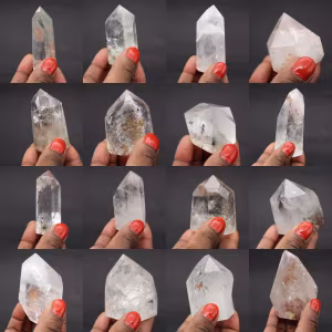 Prisme de quartz biterminé