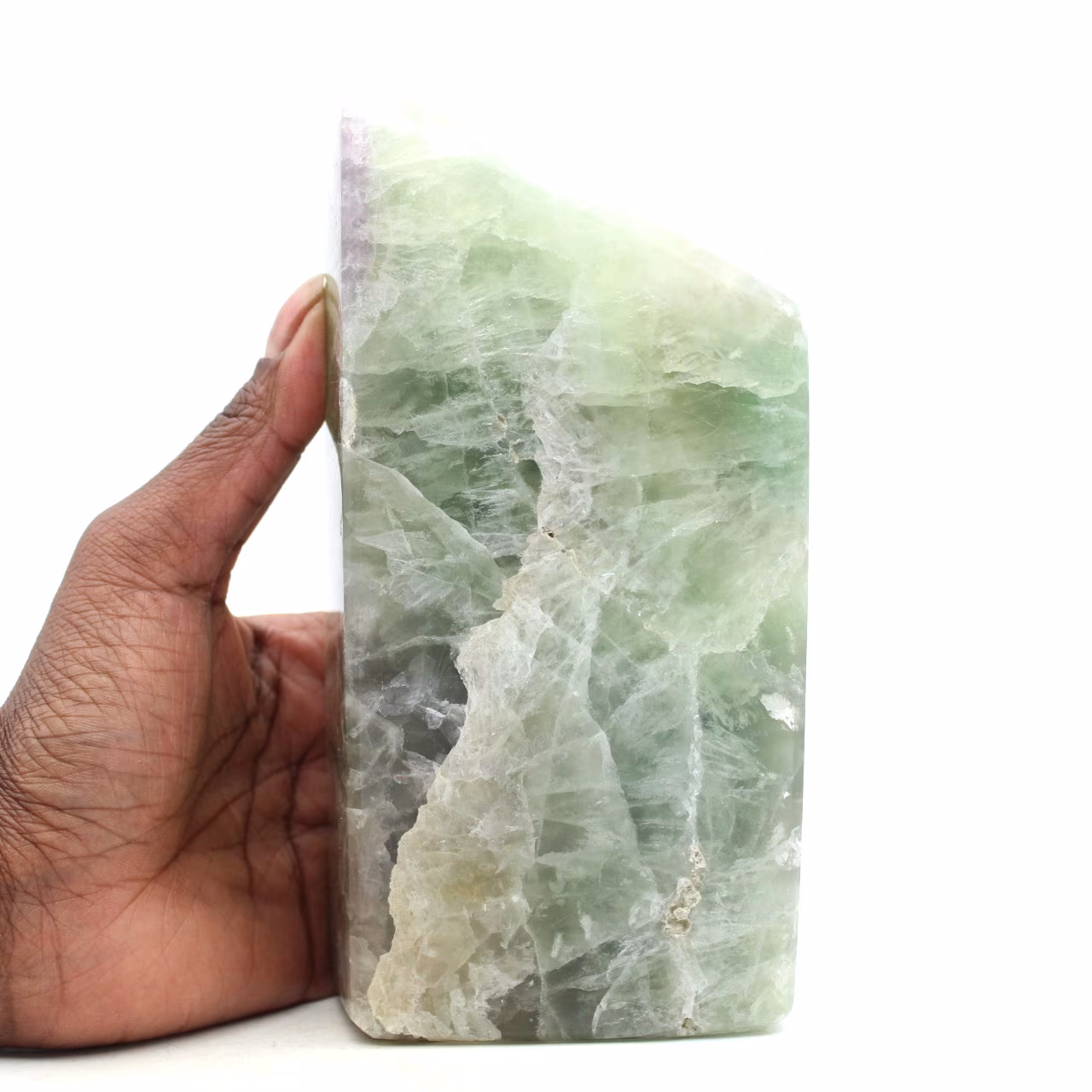 Heptaèdre en Fluorite verte