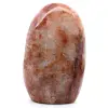 Roche polie en quartz rouge - 0