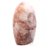 Pierre de quartz rouge polie - 2