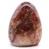 Pierre de quartz rouge polie - 0
