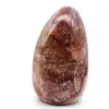Pierre de quartz rouge polie - 2