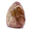 Pierre de quartz rouge polie - 3