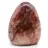 Pierre de quartz rouge polie
