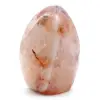 Forme libre polie en quartz rouge - 4
