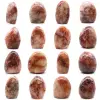 Roche polie en quartz rouge - 0