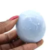 Galet en calcite bleue - 1