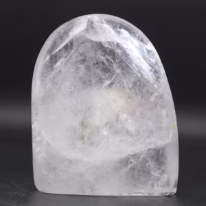 Cristal de roche polie forme libre