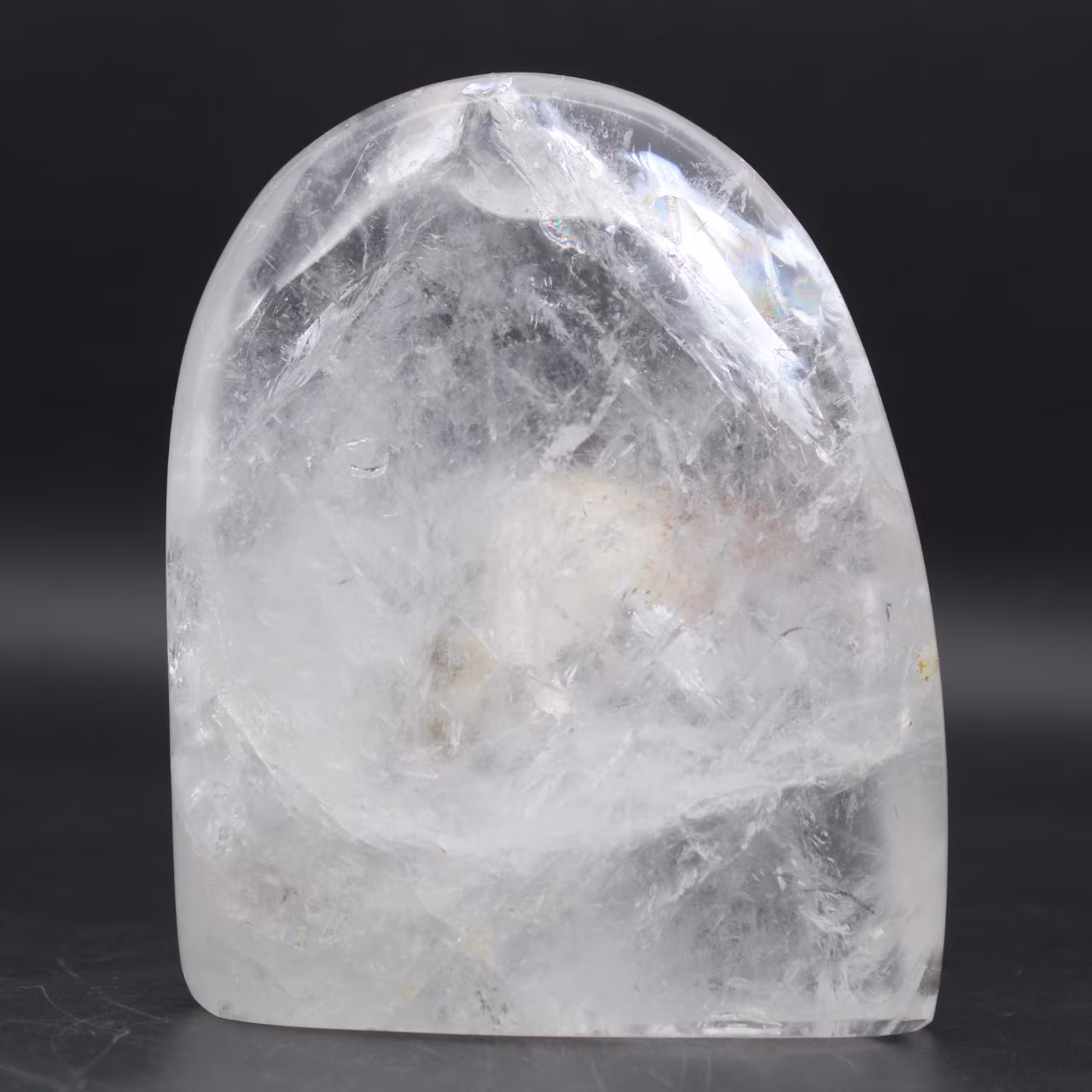 Cristal de roche polie forme libre