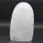 Bloc de cristal de roche polie polie