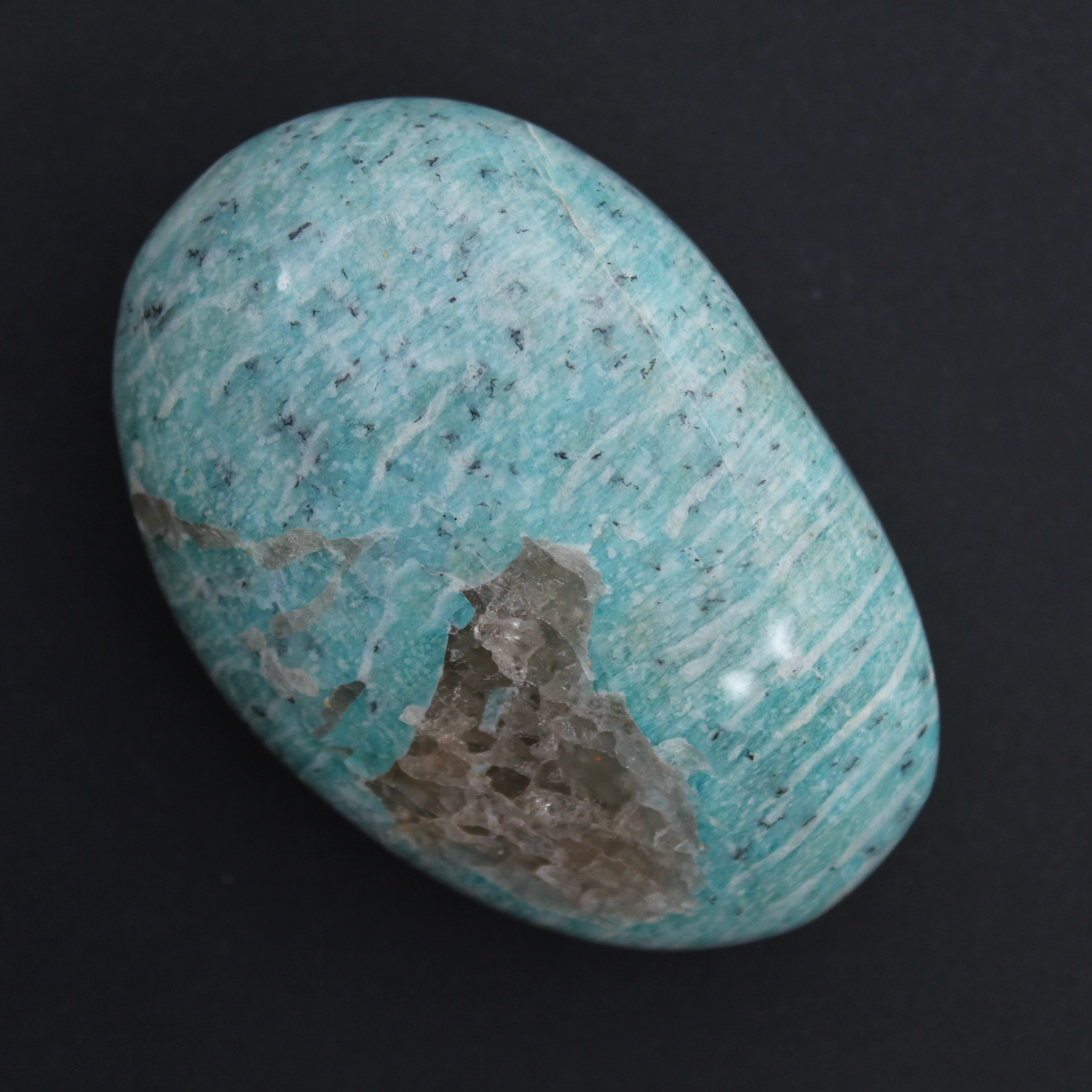 Galet en amazonite